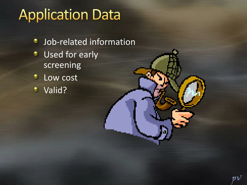 application data