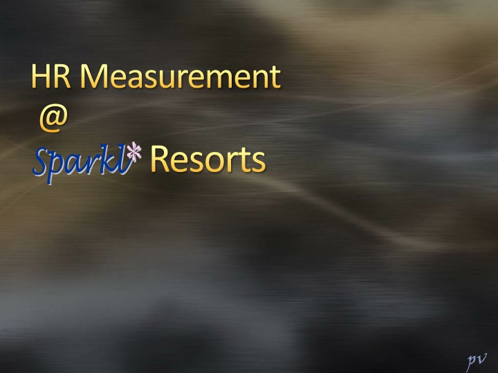 hr measurement @ resorts