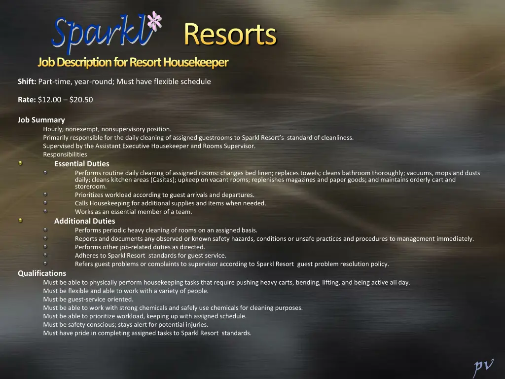 resorts