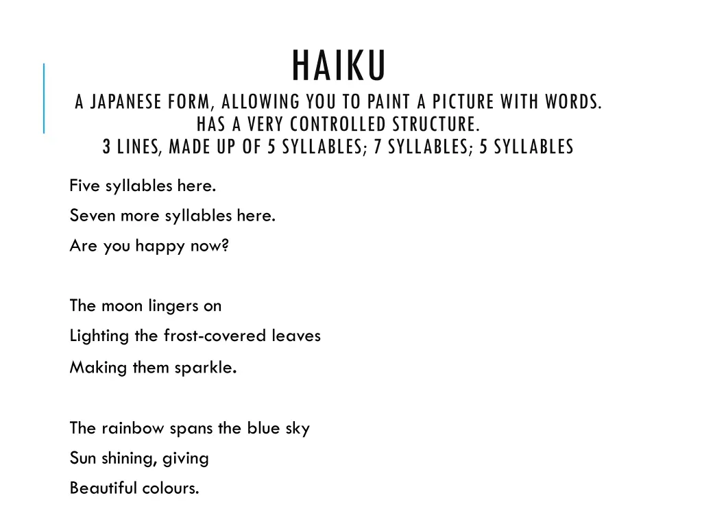 haiku