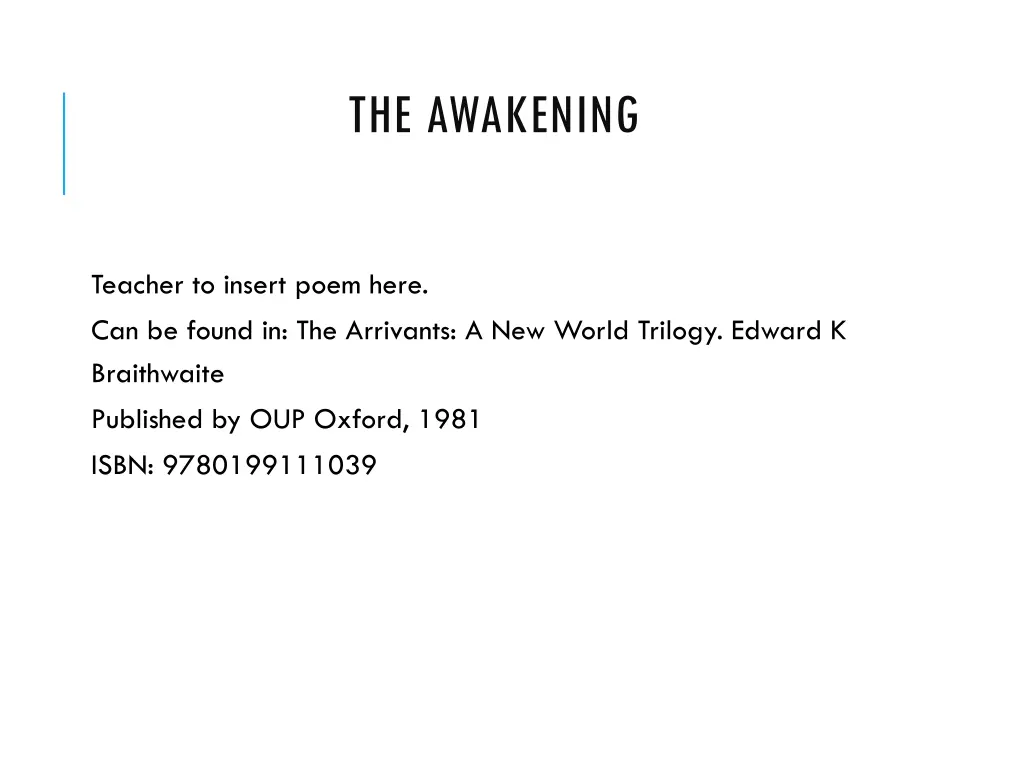 the awakening