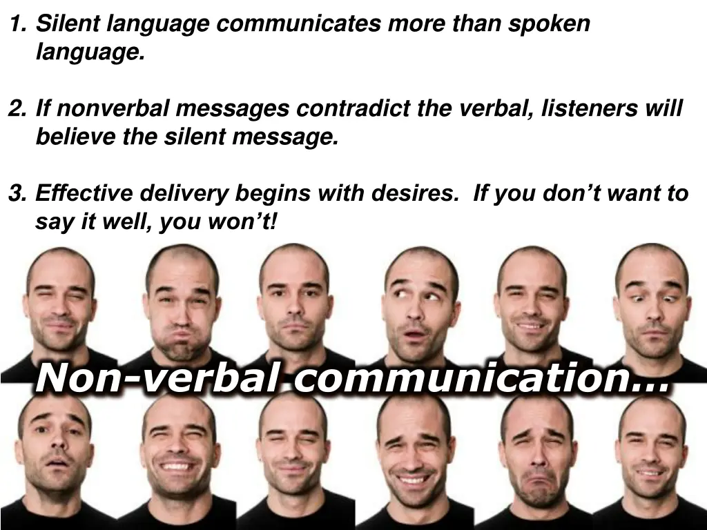 1 silent language communicates more than spoken