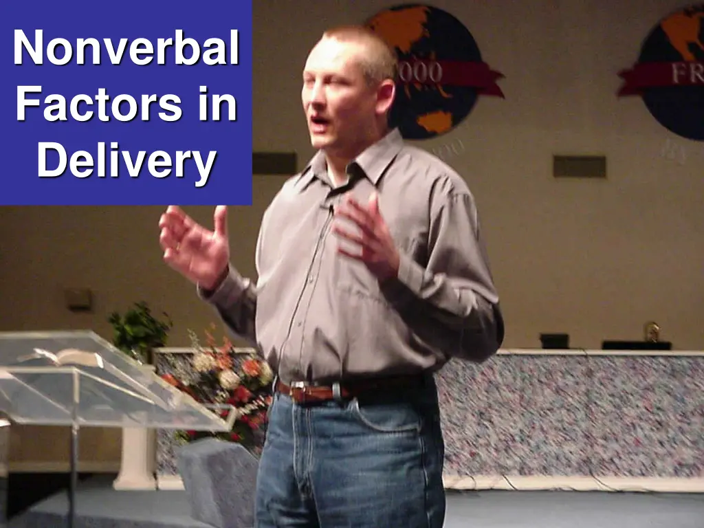 nonverbal factors in delivery