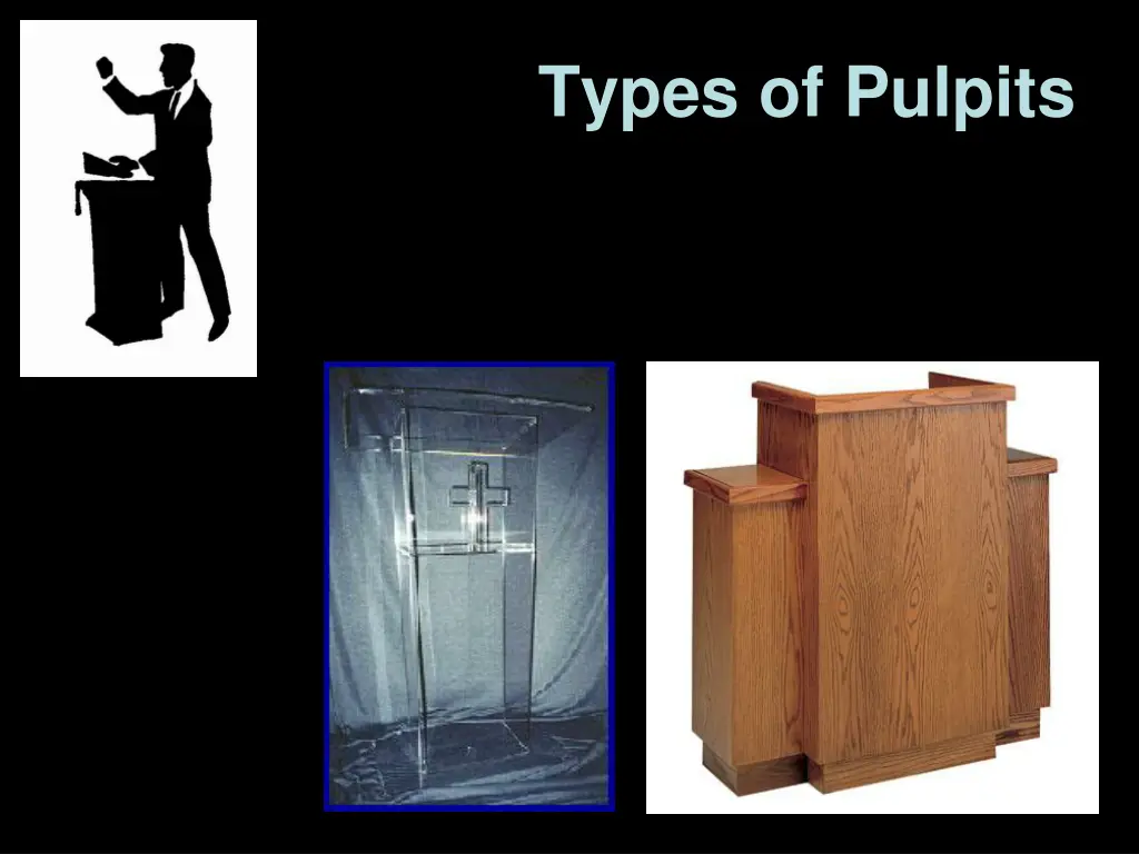 types of pulpits