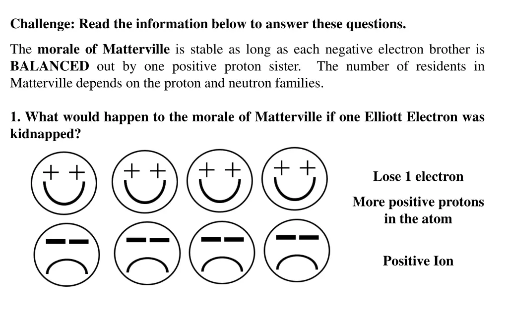 challenge read the information below to answer