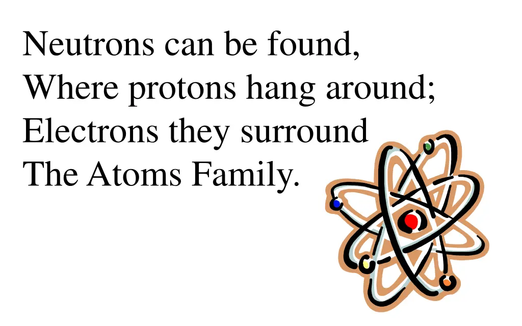 neutrons can be found where protons hang around