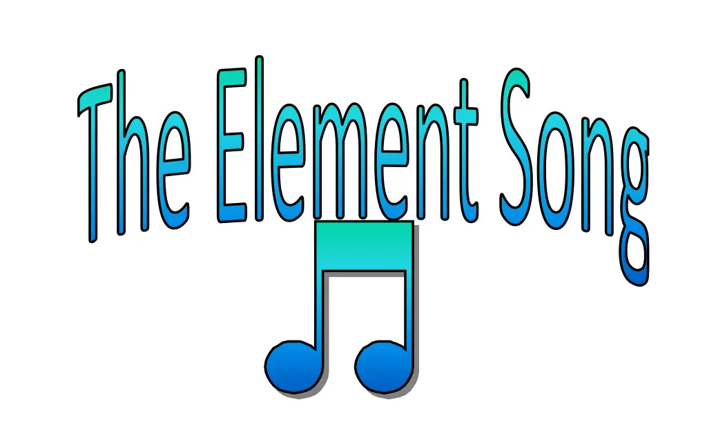 the element song