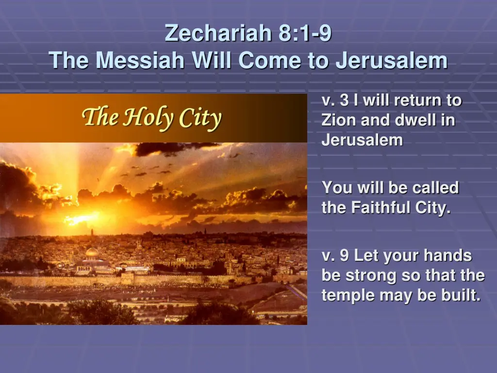 zechariah 8 1 9