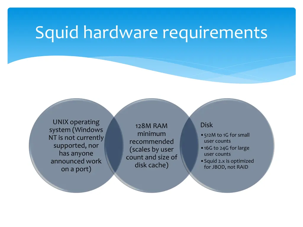 squid hardware requirements