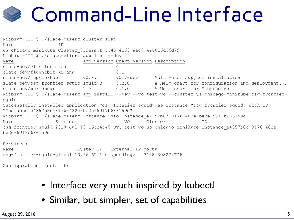 command line interface