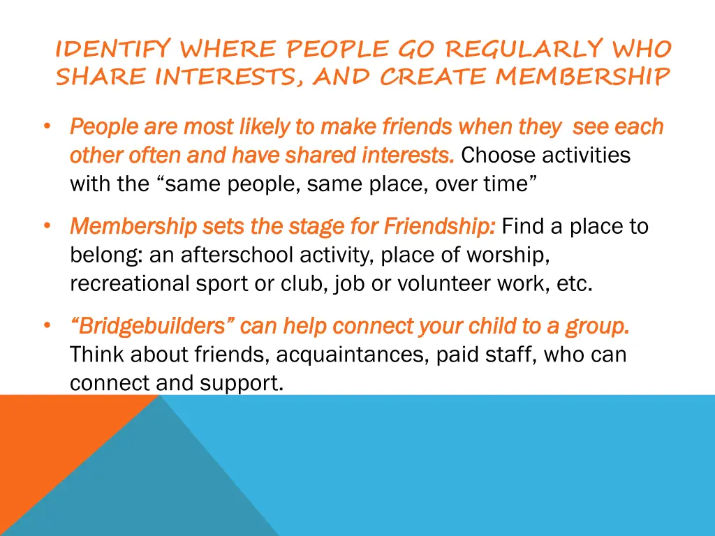 identify where people go regularly who share