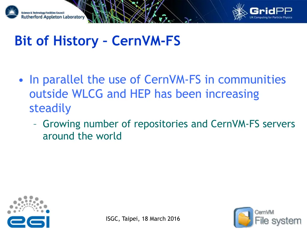 bit of history cernvm fs 1