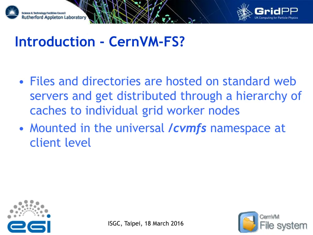 introduction cernvm fs 1