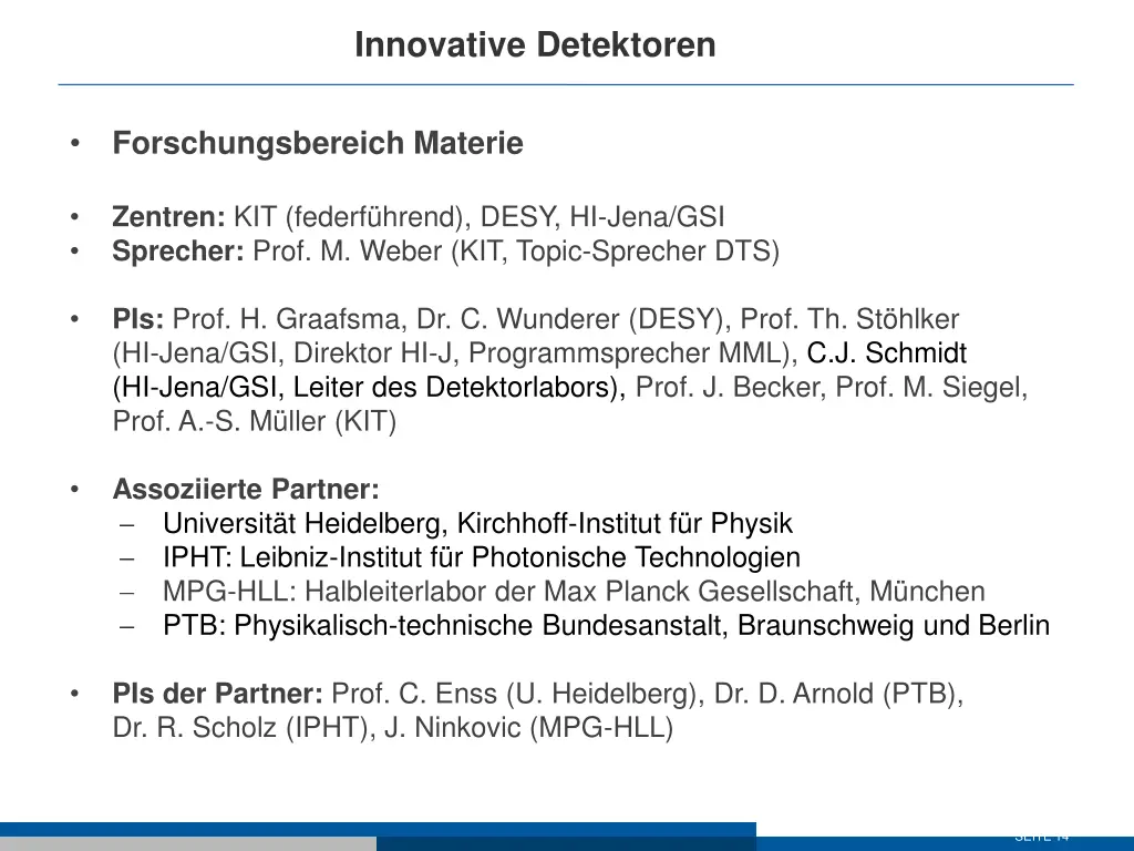 innovative detektoren