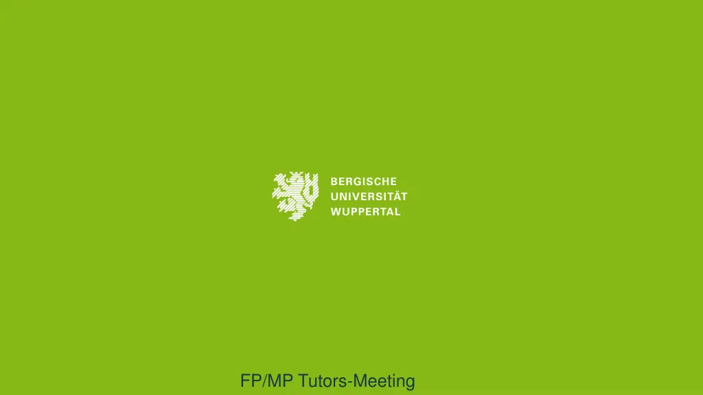 fp mp tutors meeting