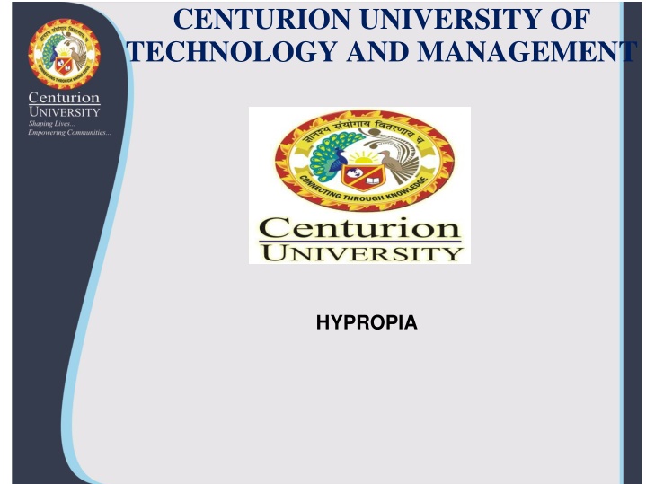 centurion university of technology and management