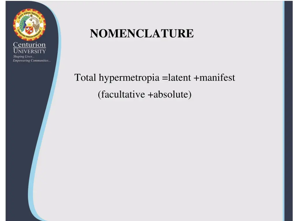 nomenclature