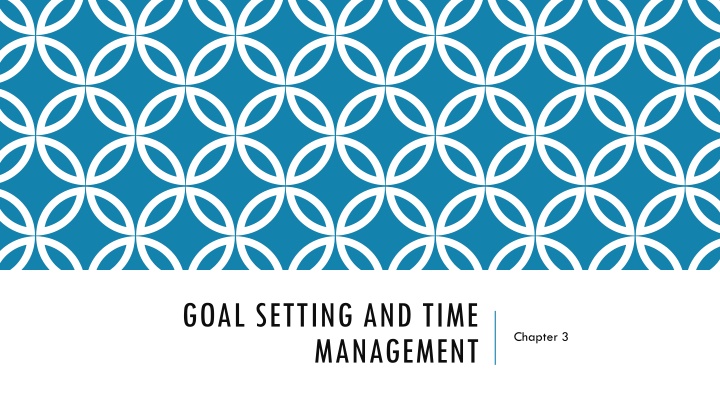 goal setting and time management