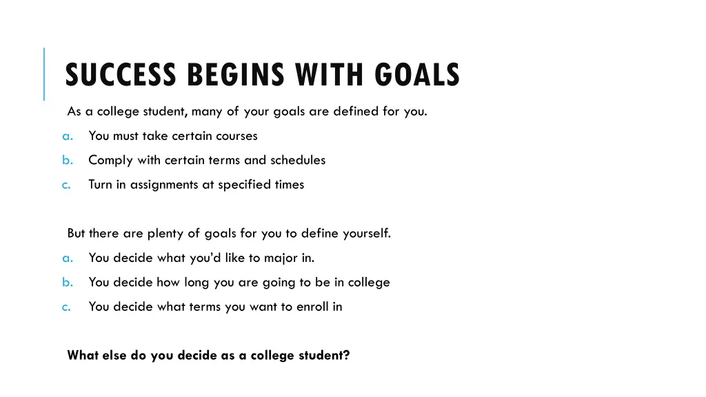 success begins with goals 1