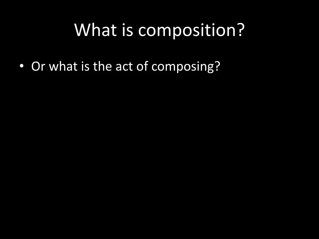 what is composition