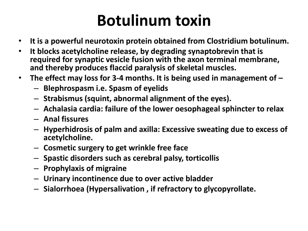 botulinum toxin