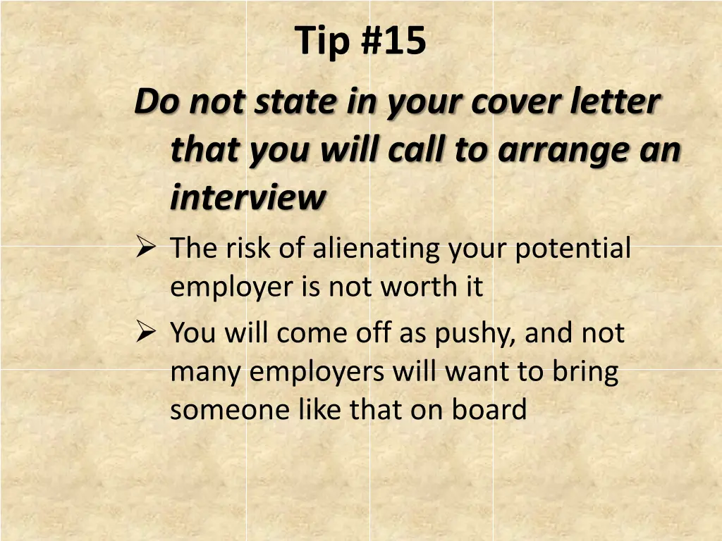 tip 15