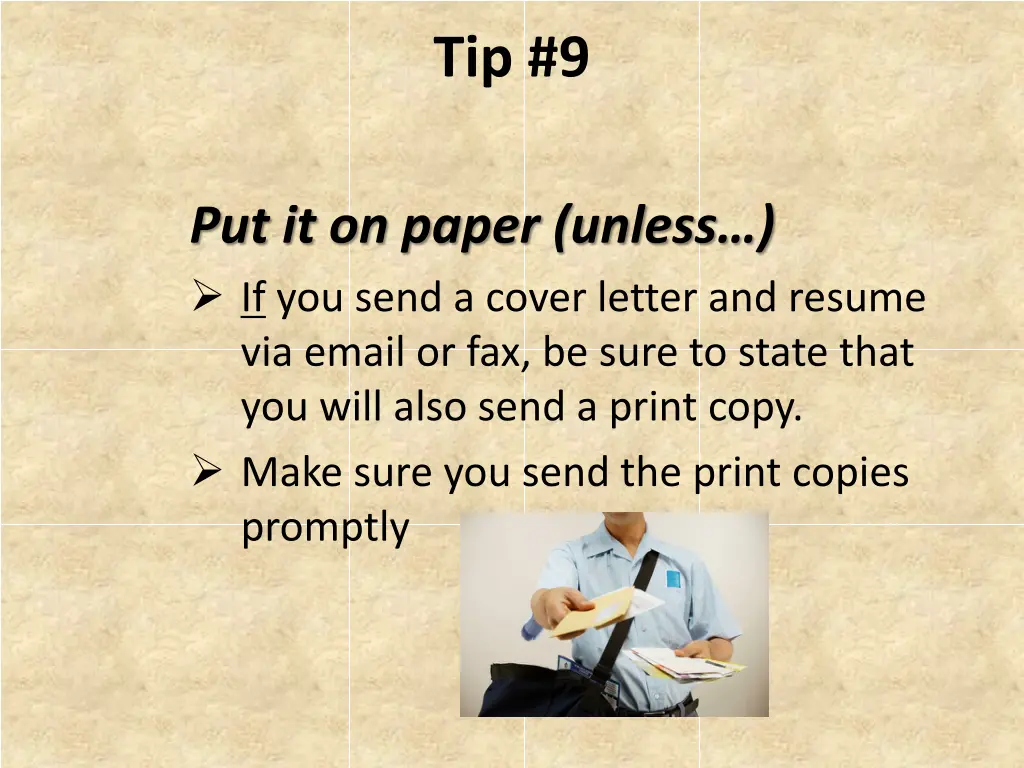 tip 9