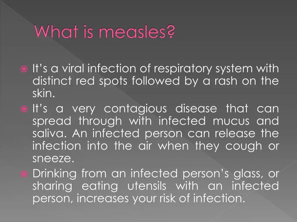 what is measles