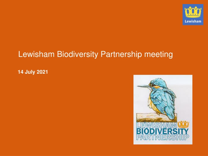 lewisham biodiversity partnership meeting