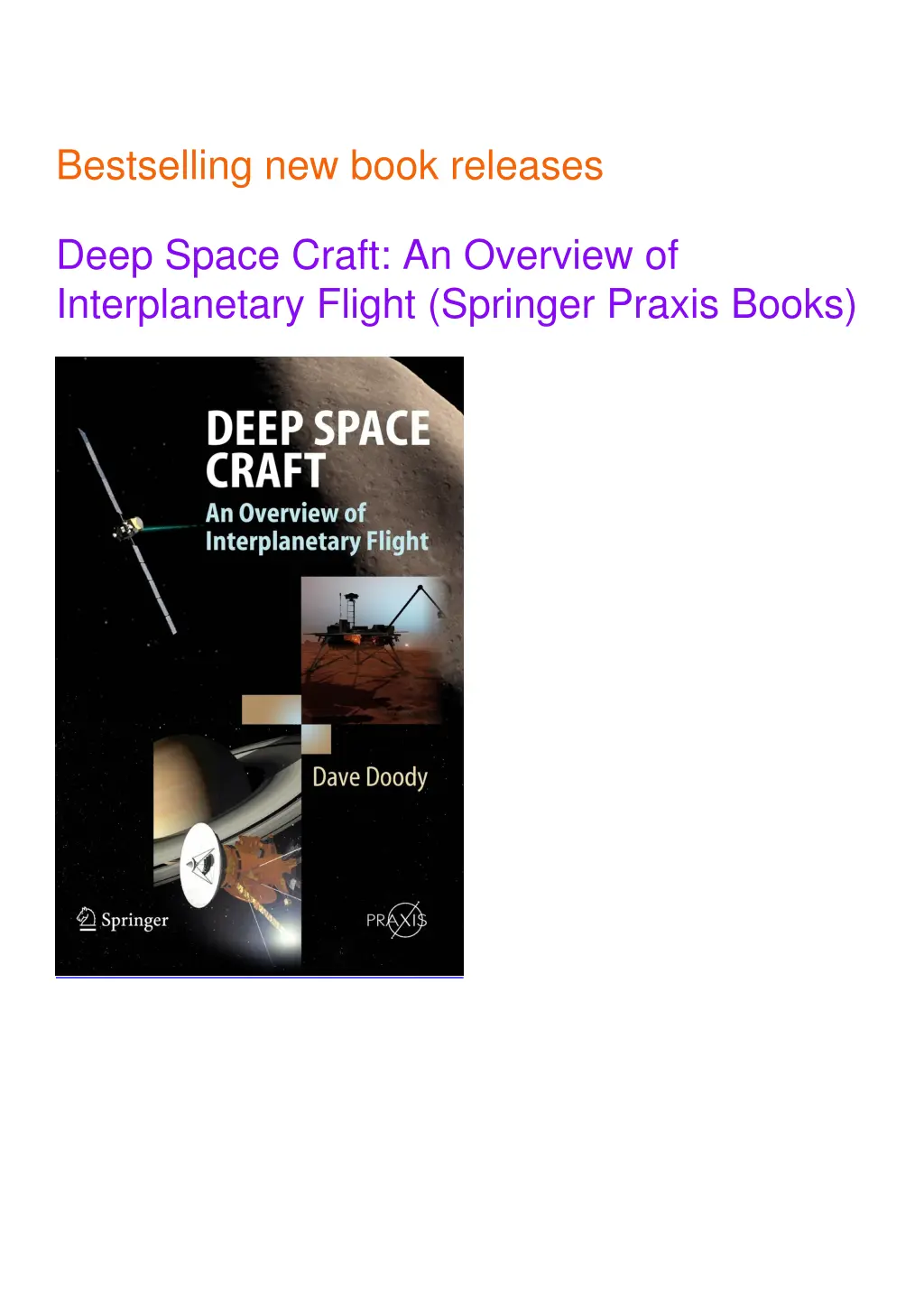 bestselling new book releases deep space craft