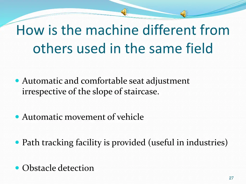 how is the machine different from others used