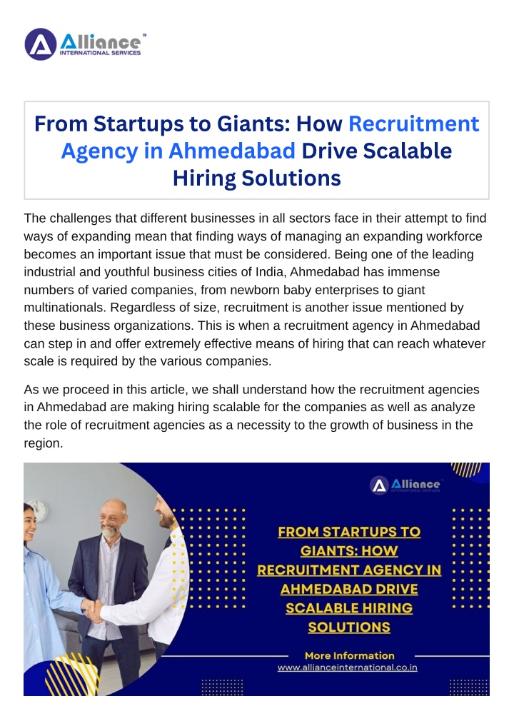 from startups to giants how recruitment agency