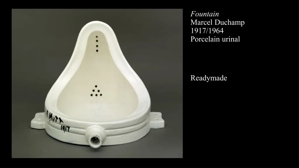 fountain marcel duchamp 1917 1964 porcelain urinal