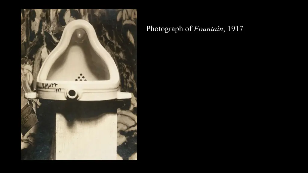 photograph of fountain 1917