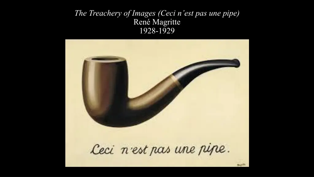 the treachery of images ceci n est pas une pipe