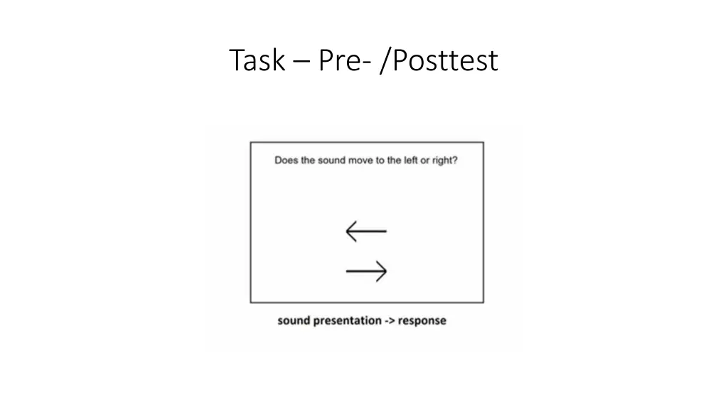 task pre posttest