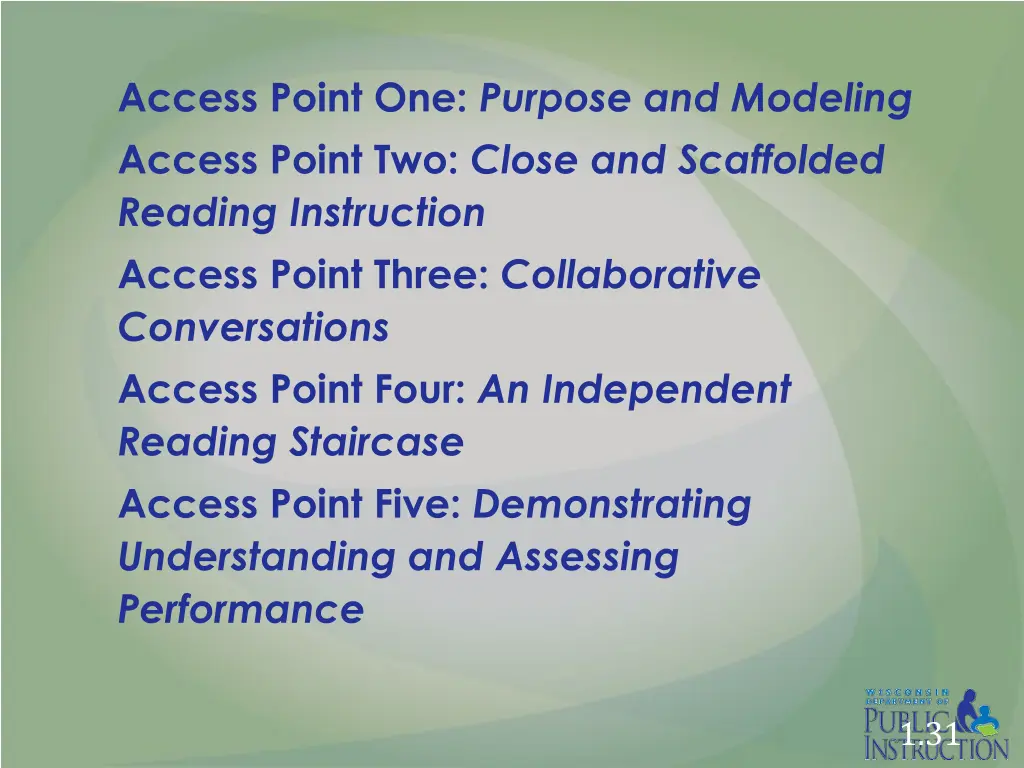 access point one purpose and modeling access