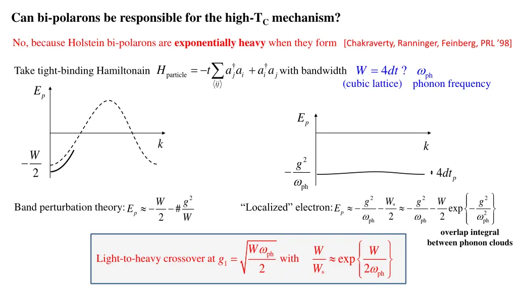 can bi polarons be responsible for the high