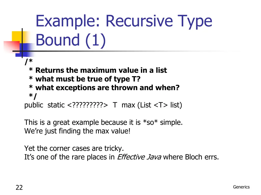 example recursive type bound 1