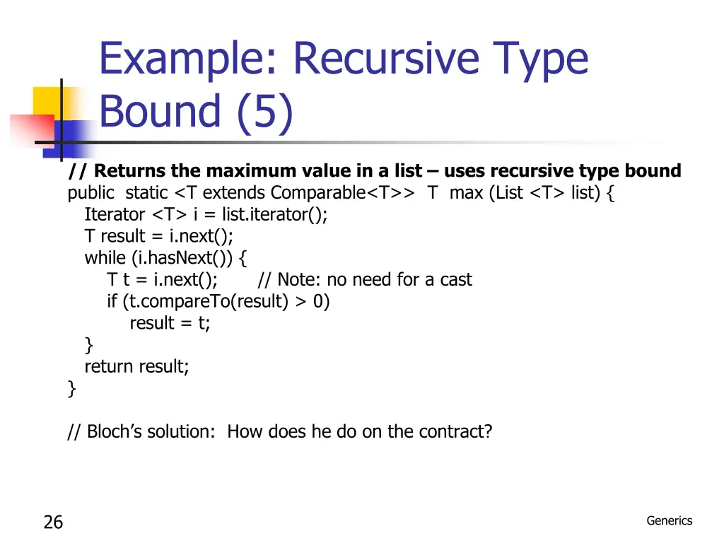 example recursive type bound 5