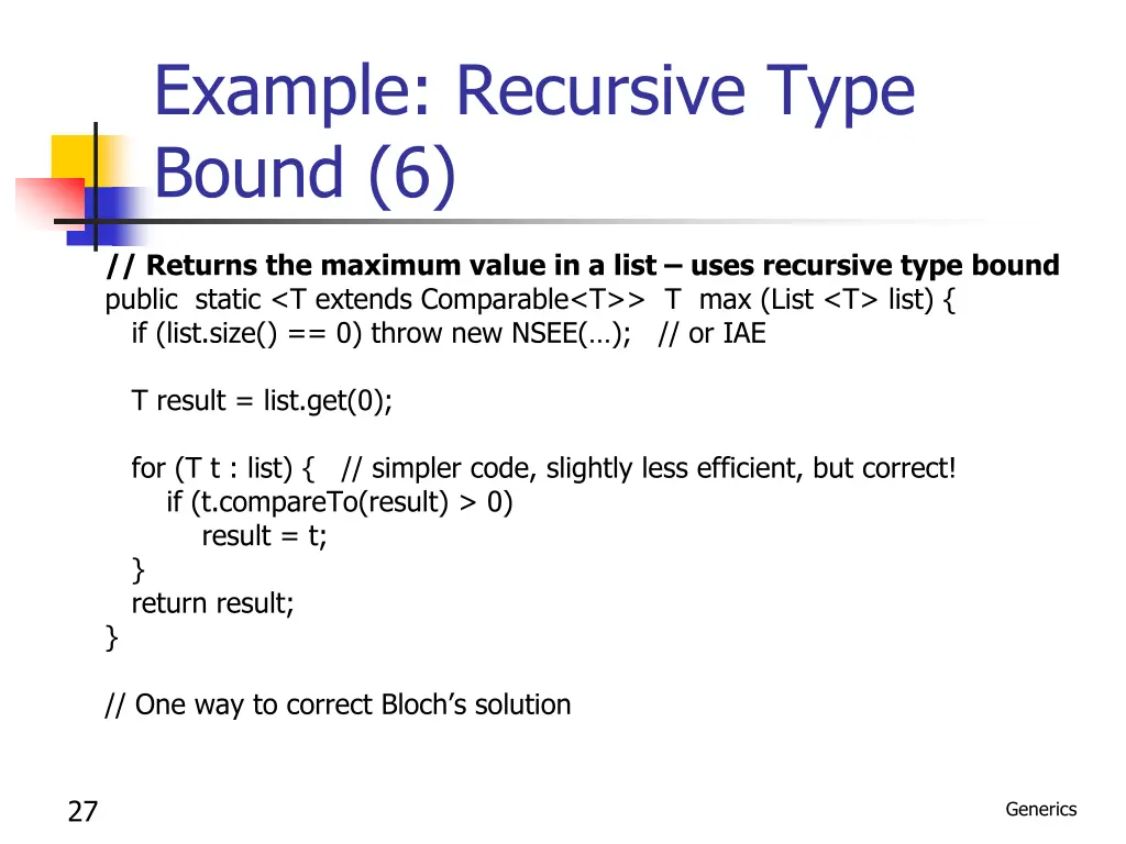 example recursive type bound 6