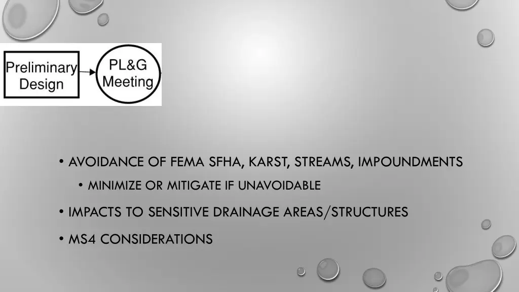 avoidance of fema sfha karst streams impoundments