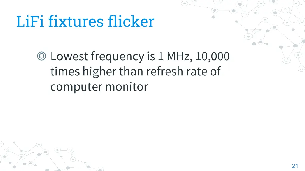 lifi fixtures flicker