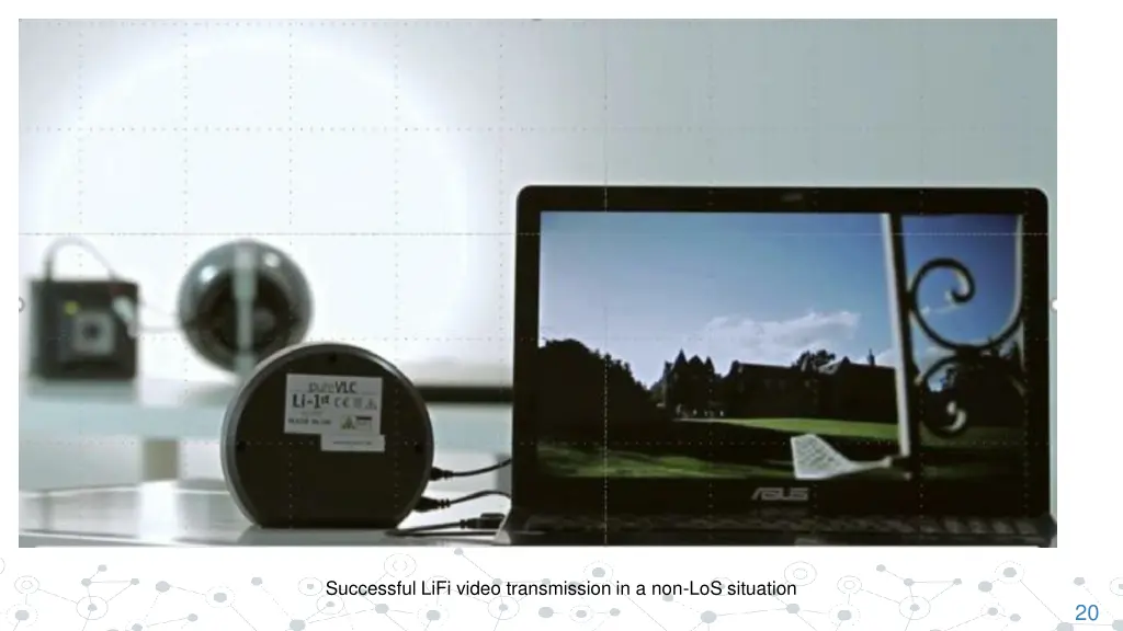 successful lifi video transmission