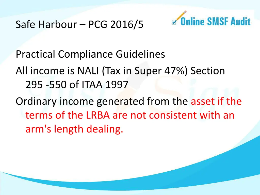 safe harbour pcg 2016 5