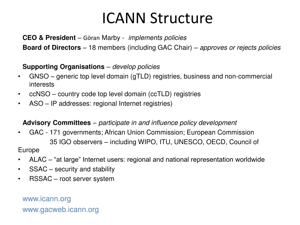 icann structure