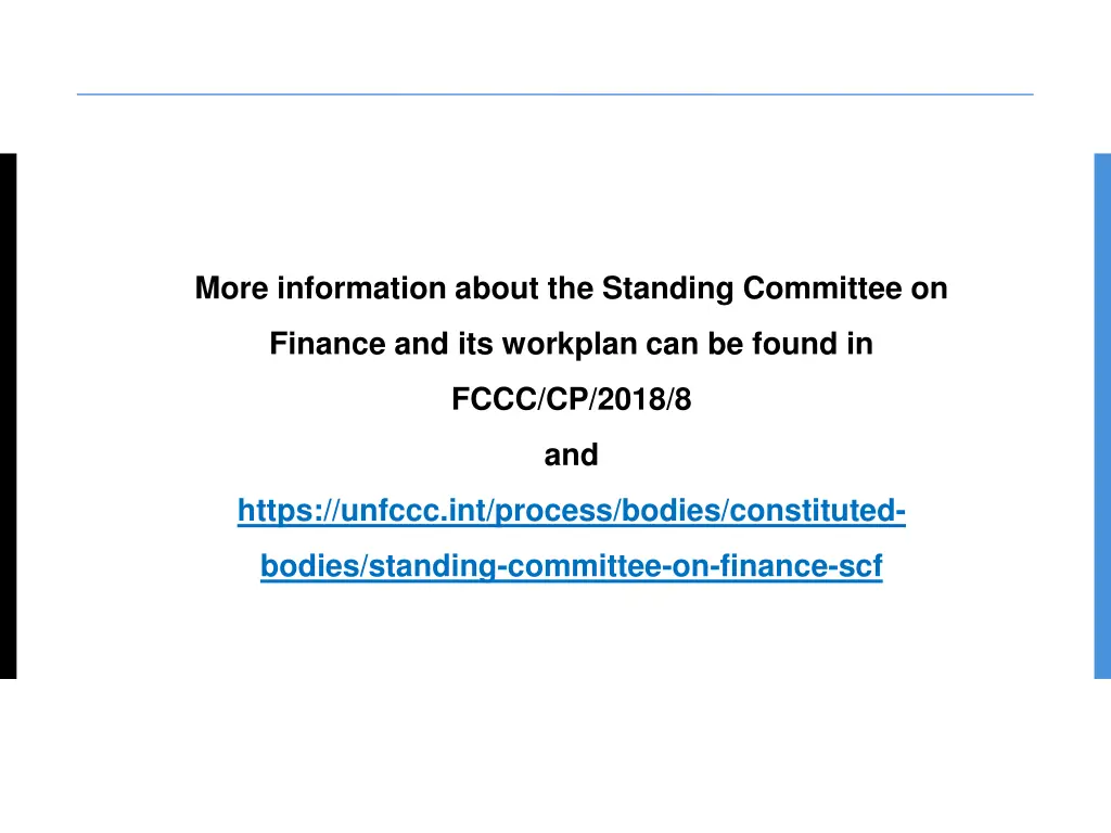 more information about the standing committee on