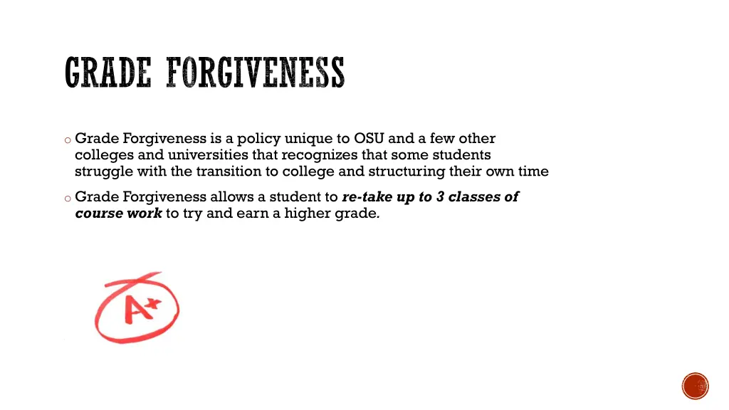 grade forgiveness