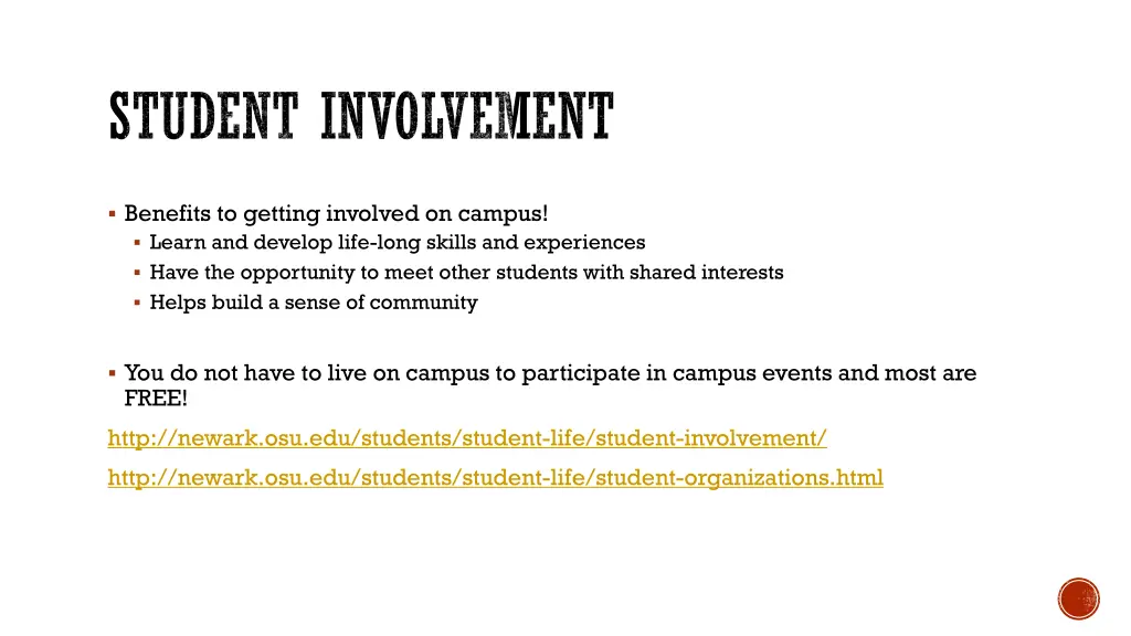 student involvement