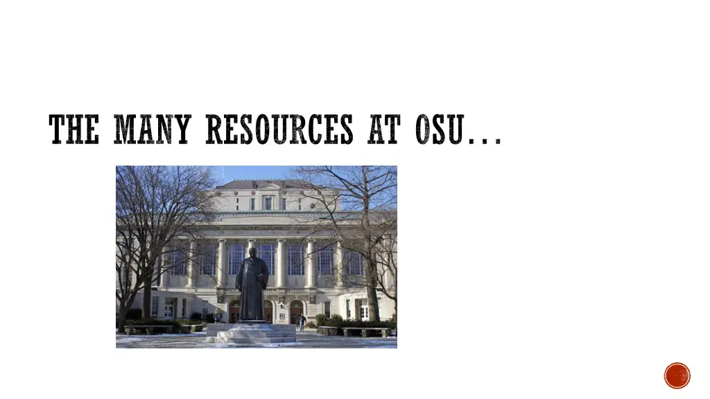 the many resources at osu